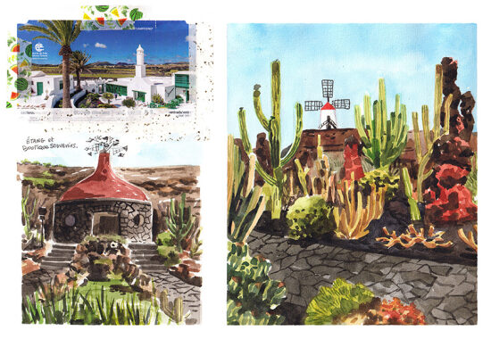 carnet de voyage - Lanzarote